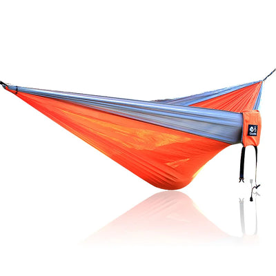 Hamac de camping en plein air Double Camp Hamac Portable Léger Tissu en nylon pour voyage en plein air Suspension Hamac pratique