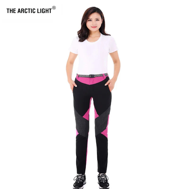 THE ARCTIC LIGHT Outdoor-Hose für Damen, Sport, Wandern, Bergsteigen, schnelltrocknend, wasserdicht, winddicht, Damenhose