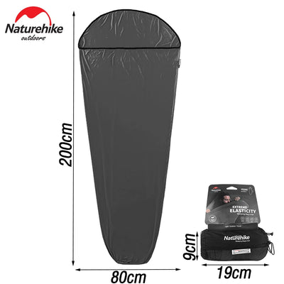 Naturehike Sleeping Bag Liner Ultralight Elastic Sleeping Bag Liner Travel Hotel Sheet Outdoor Hiking Camping Sleeping Bag Liner