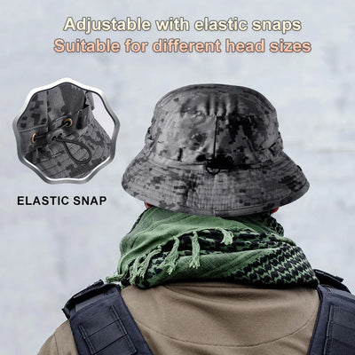 Multicam Tactical Caps Military Airsoft Boonie Eimer Hut Angeln Wandern Jagd Outdoor Camo Sun-proof Panama Hüte Sommer Männer