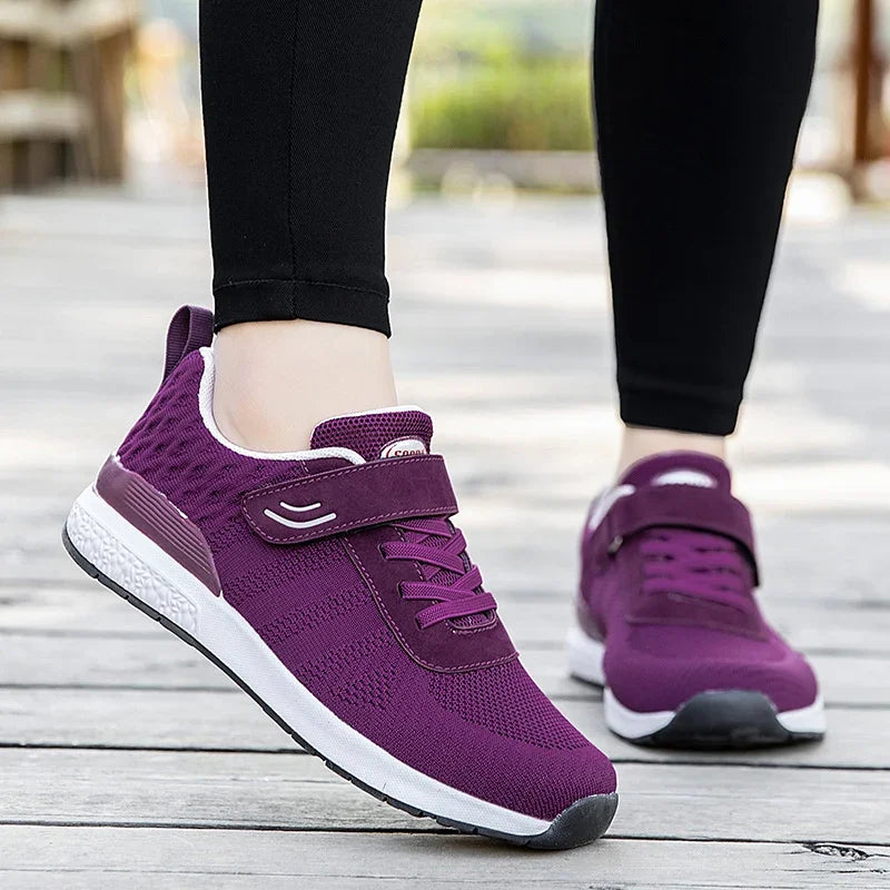 Casual Fashion Sneakers Couples Plus Size Flats Lace-Up Hiking Shoes Comfortable Zapatillas