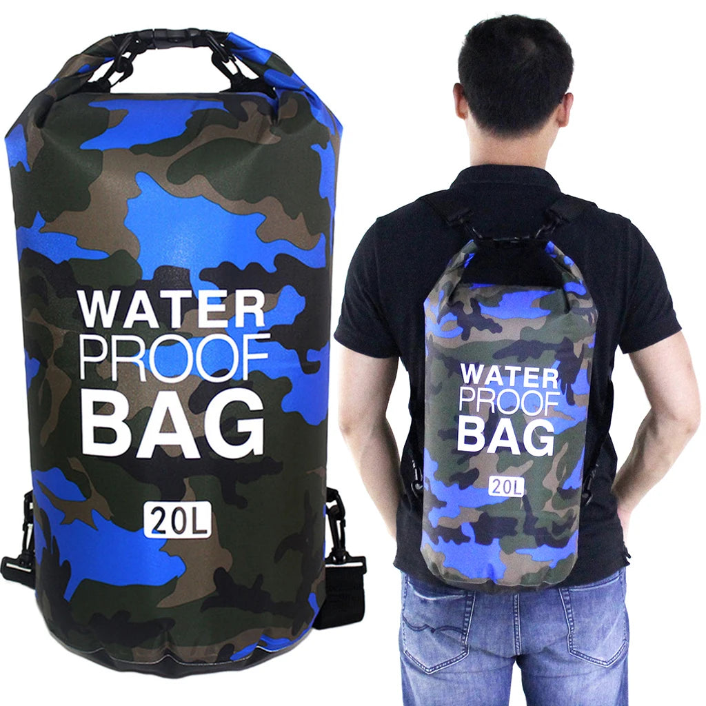 Outdoor Waterproof Bags Swimming Dry Sack Waterproof Phone Pouch Floating Boating Kayaking Camping Water Swim Bags