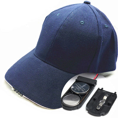 LED Flashlight Fishing Hat Cap Sport Baseball Caps