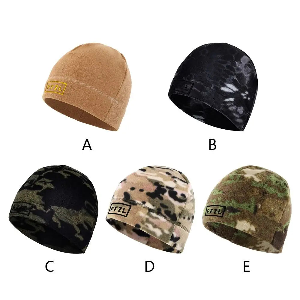 Hunting Outdoor Bonnet Breathable Ski Baggy Hat Cuffed Beanies Hiking Caps Fleece Hats Skullcap Military Tactical Cap