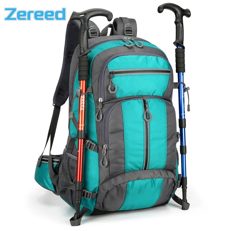 Outdoor Travel Camping Backpack Waterproof Large Capacity Hiking Trekking Bag Men's Climbing Mountaineering Traveling Backpack