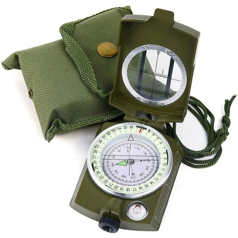 Waterproof High Precision Compass Outdoor Gadget Sports Hiking Mountaineering Professional Military Army Metal Sight