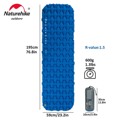 Camping Mattress Air Mattress Ultralight Outdoor Sleeping Pad Folding Bed Hiking Sleeping Mat