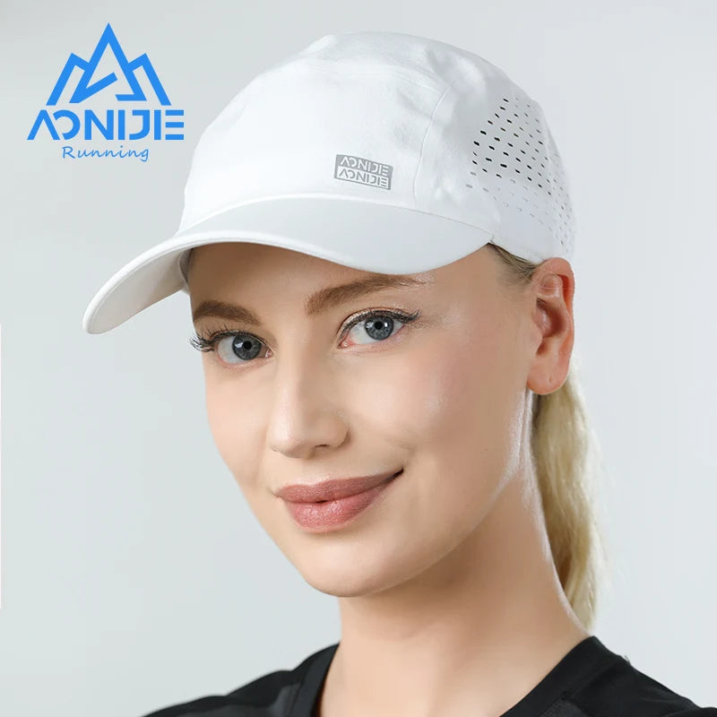 Unisex Sun Protection Peaked Cap Ventilate Summer Sports Sun Visor Hat