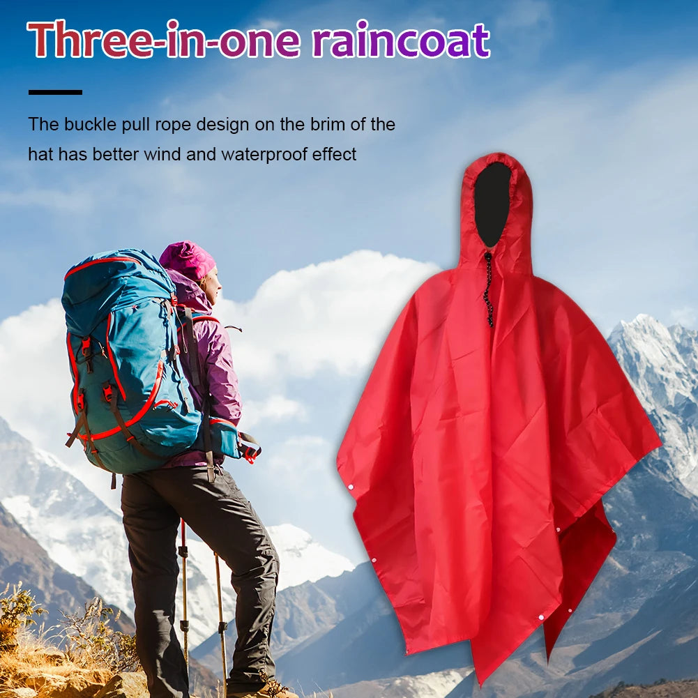 Imperméable imperméable pour femmes et hommes, veste de pluie, tente imperméable, imperméable pour femmes, pour randonnée en plein air, voyage, escalade, camping, vêtements de pluie