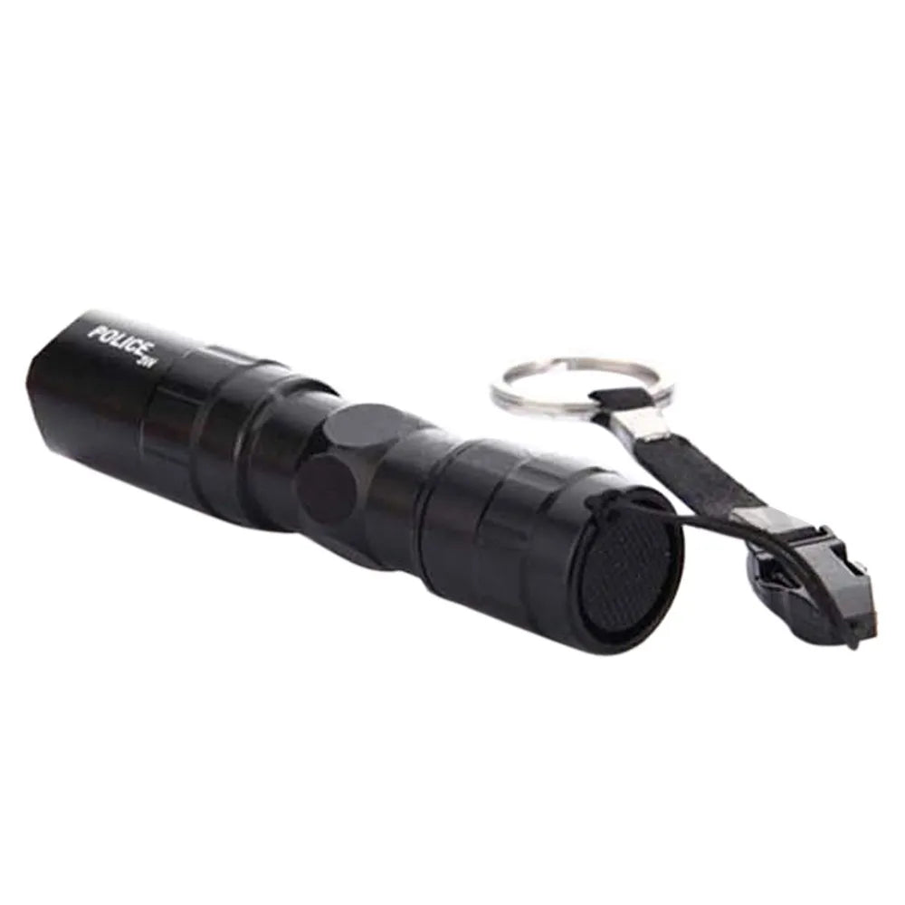 Police LED Flashlight T6 Waterproof Shock Resistant Aluminum Super Bright LED Flashlight Focus Torch Lamp With Hand Strap