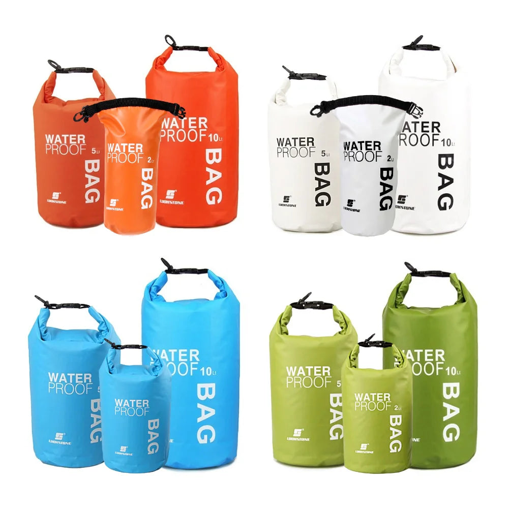 Waterproof Dry Bag Pack Sack Swimming Rafting Kayaking River Trekking Floating Sailing Canoing Boating Water Bag