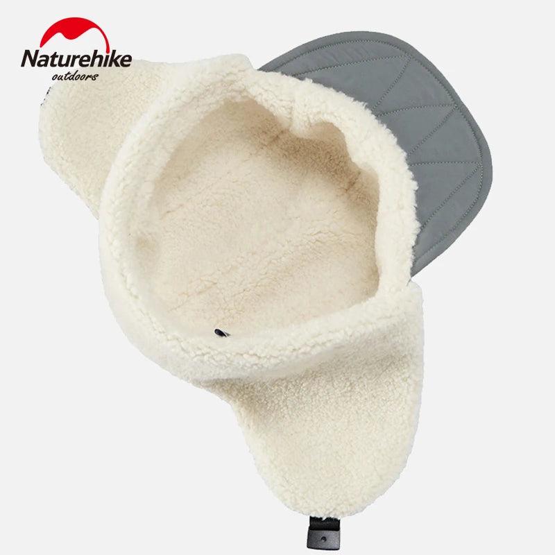 Chapeau de camping d'hiver en polaire berbère, casquette de vol chaude pour aviateur, casquette thermique en duvet d'agneau artificiel pour femmes et hommes, randonnée