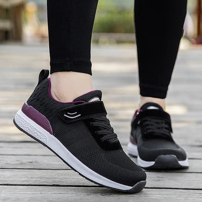 Casual Fashion Sneakers Couples Plus Size Flats Lace-Up Hiking Shoes Comfortable Zapatillas