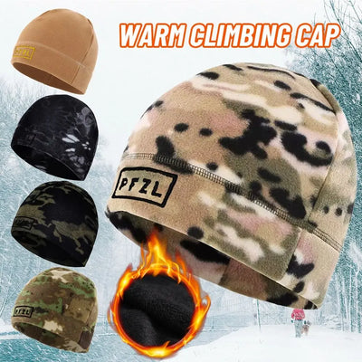 Hunting Outdoor Bonnet Breathable Ski Baggy Hat Cuffed Beanies Hiking Caps Fleece Hats Skullcap Military Tactical Cap