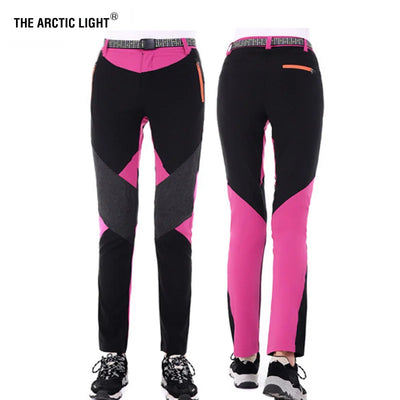 THE LIGHT Outdoor Women Sports Hiking Mountain Climbing Pants Quick Dry Waterproof Windproof Trousers Lady