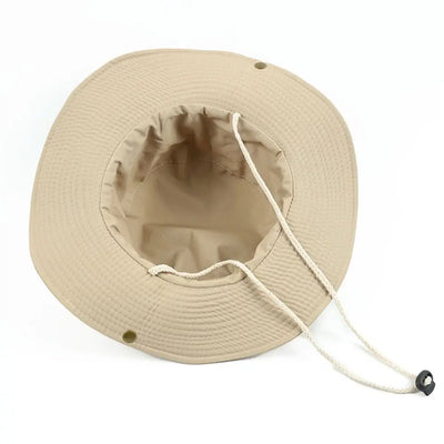 Men & Women Wide Brim Camping Hiking Fishing Cap Men's Bucket Hats Military Boonie Hat Sun Hat